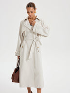 Belted Double-breasted Trench Coat
