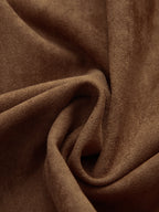 Suede Effect Belted Lapel Jacket