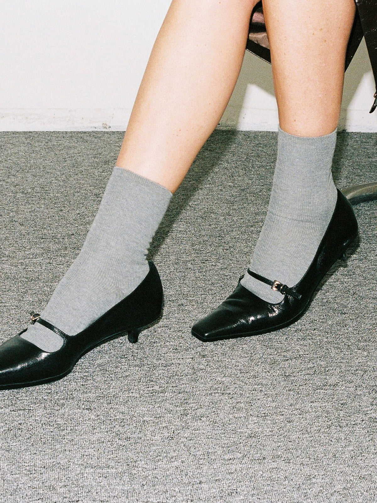 Square Toe Mary Jane Pumps