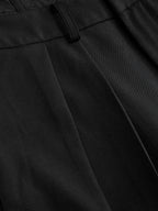 Corset Waist Pleated Wide Leg Pants