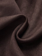 Suede Effect Belted Shawl Collar Jacket