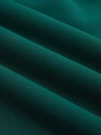 Mid Waist Belted Pleated Wide Leg Pants